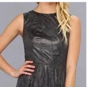 Vince Camuto Faux lether dress